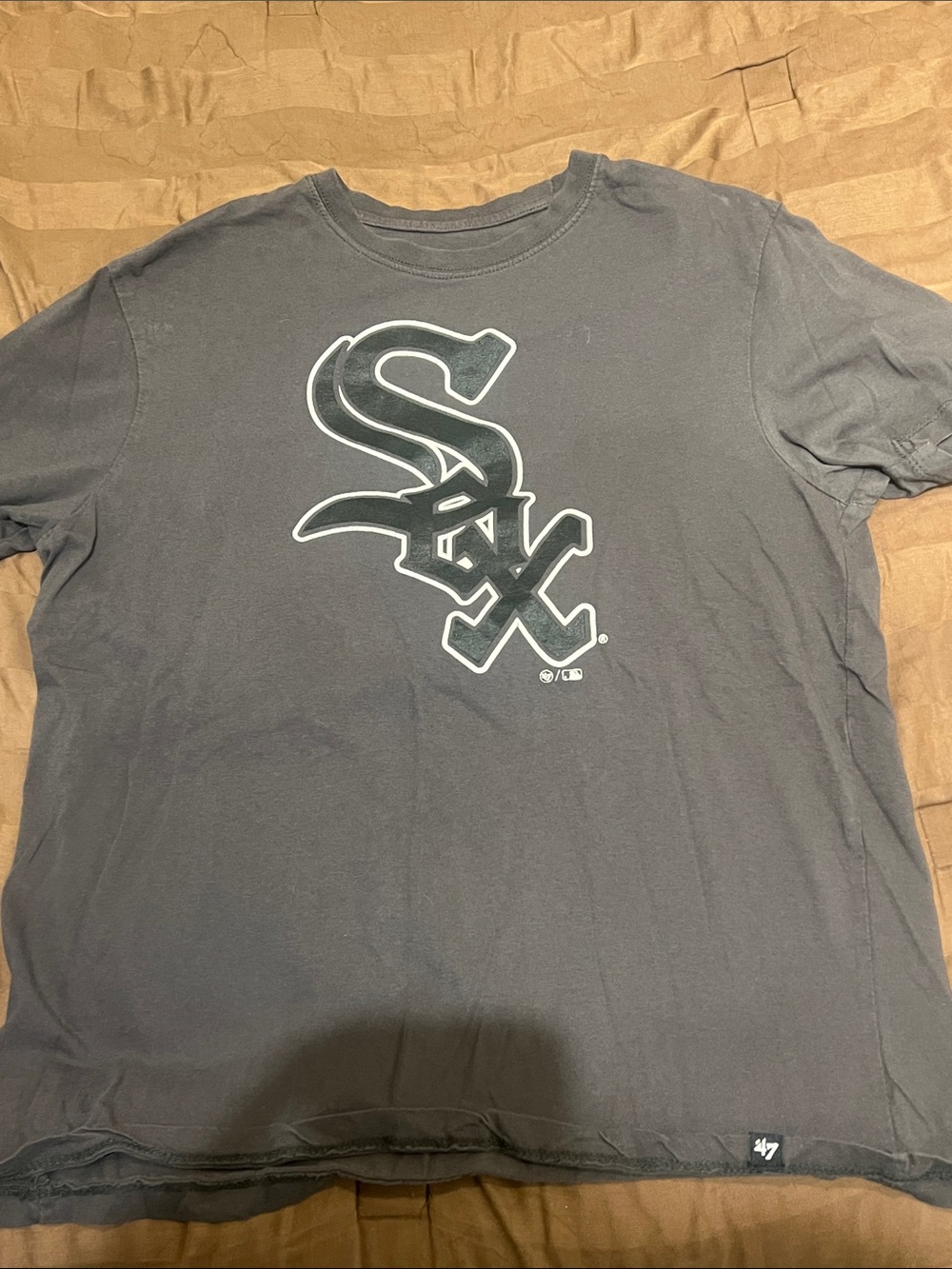 '47 Brand Black Chicago White Sox Short Sleeve Tee